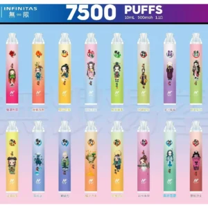 INF 無限× 鬼滅之刃聯名限定款7500 Puffs 拋棄式電子煙